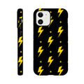 Yellow Lightning Apple iPhone Tough case iPhone 12 iPhone Tough Case comic Globally Fulfilled