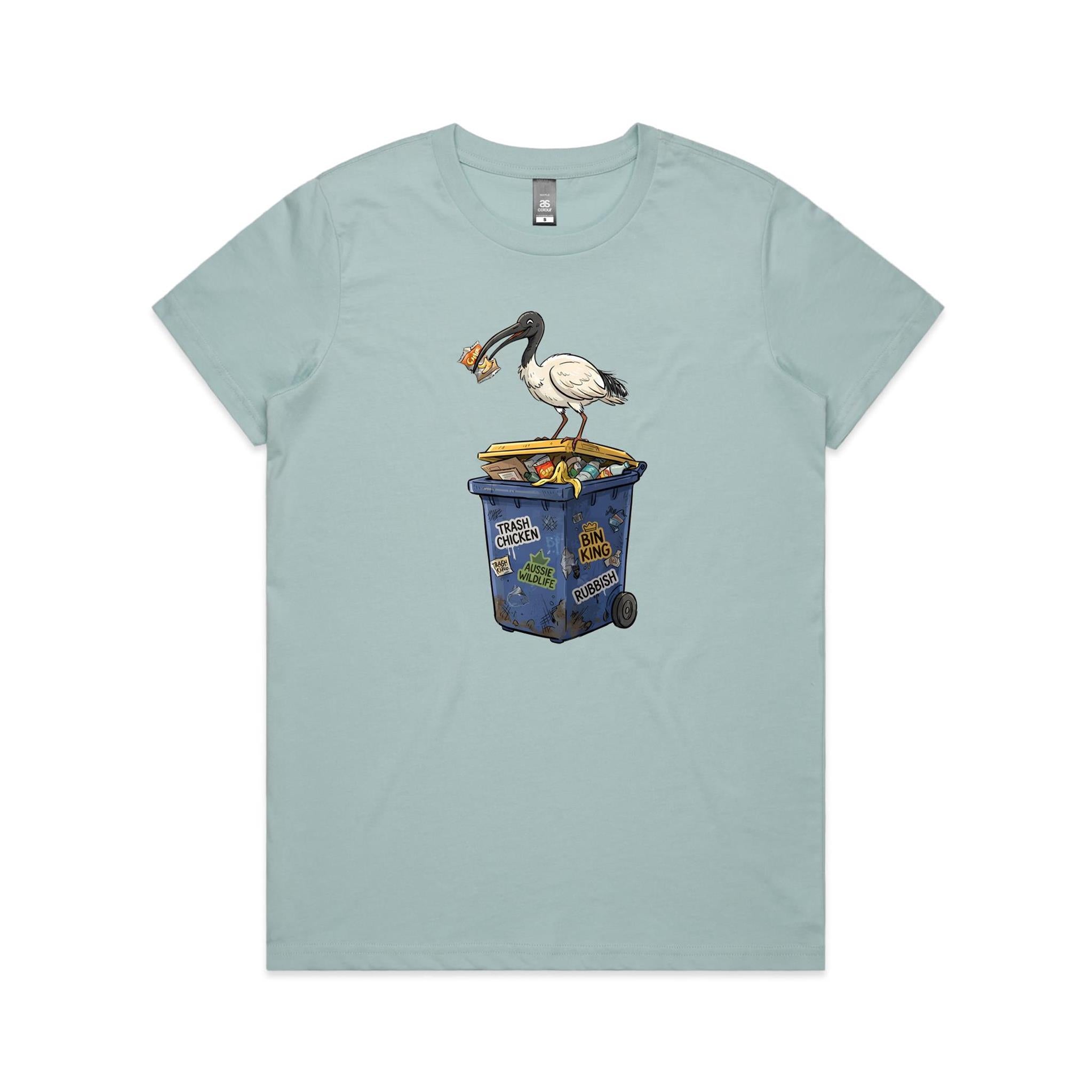 Bin Chicken Australian Ibis Women's AS Colour T-shirt