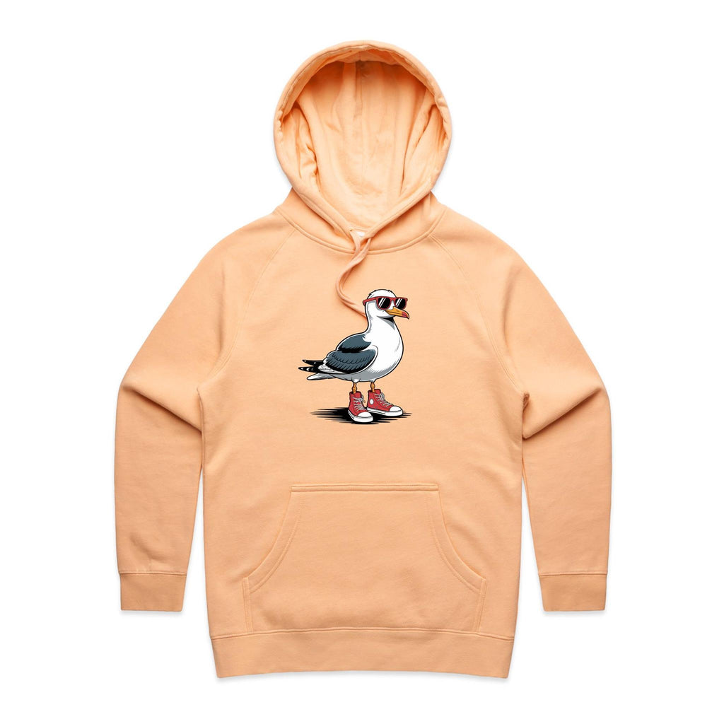 Seagull With Sunglasses And High Tops Women's AS Colour Hoodie
