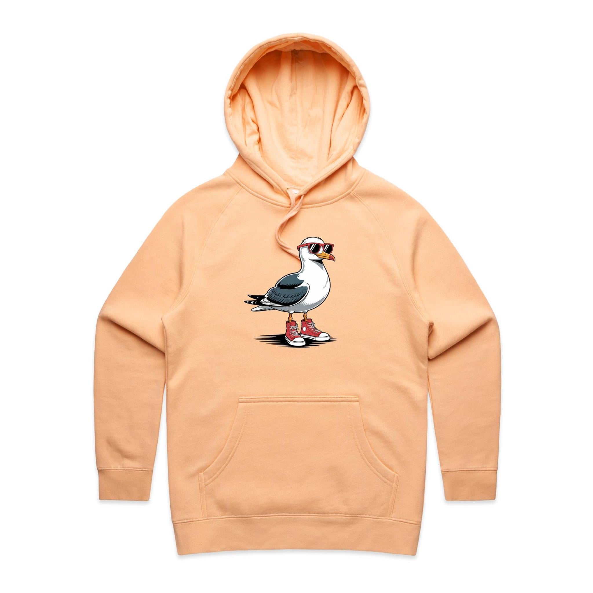 Seagull With Sunglasses And High Tops Women's AS Colour Hoodie