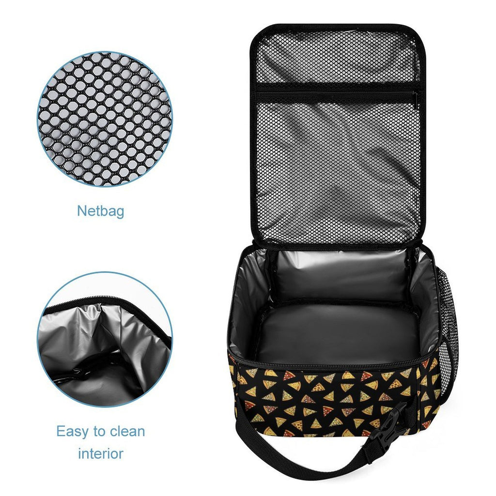 Pizza Slices Backpack, Lunch Bag & Pencil Case Set