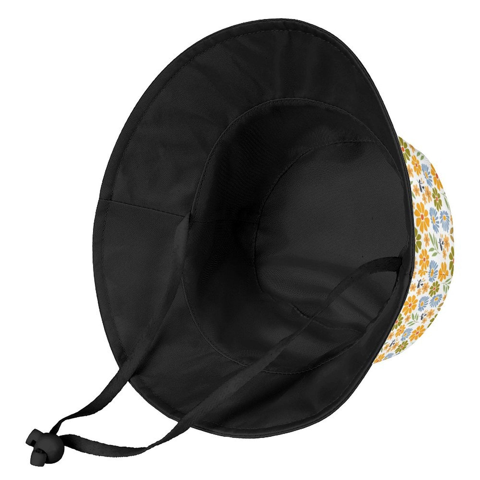 Retro Boho Flowers - Kids Bucket Hat Kids Bucket Hat Plants Printed Offshore