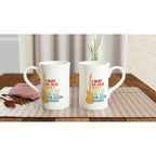 I May Be old But I Got To See All The Cool Bands - White 10oz Porcelain Slim Mug Porcelain Mug Globally Fulfilled Music