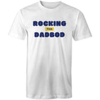 Rocking This DadBod - Mens T-Shirt White Mens T-shirt Dad Printed In Australia