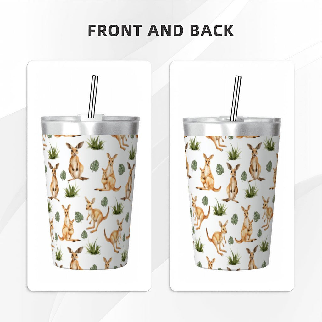Kangaroos Small Stainless Steel Travel Mug Cup 12oz/350ml