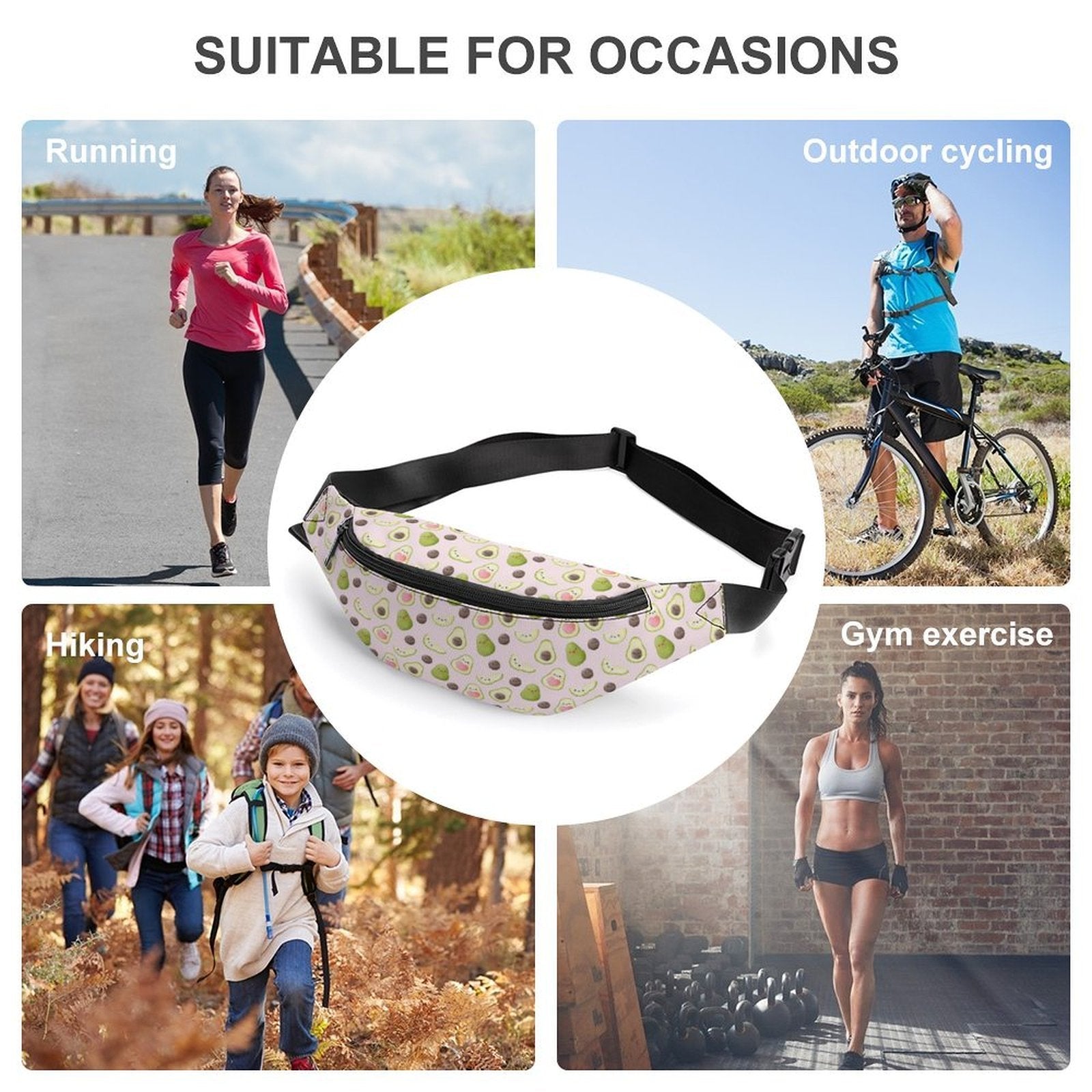 Avocado Love - Bum Bag / Fanny Pack