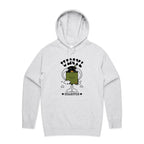 Vinyl Collector, Records - Mens Hoodie White Marle Mens Hoodie Music Printed In Australia Retro