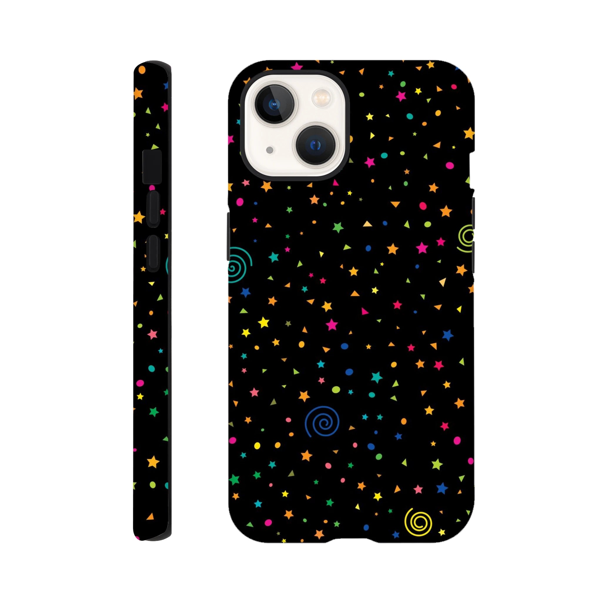 Stars And Swirls - Apple iPhone Tough case iPhone 13 iPhone Tough Case Globally Fulfilled