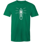 Amplifier Tube Valve - Mens T-Shirt Kelly Green Mens T-shirt Music Printed In Australia