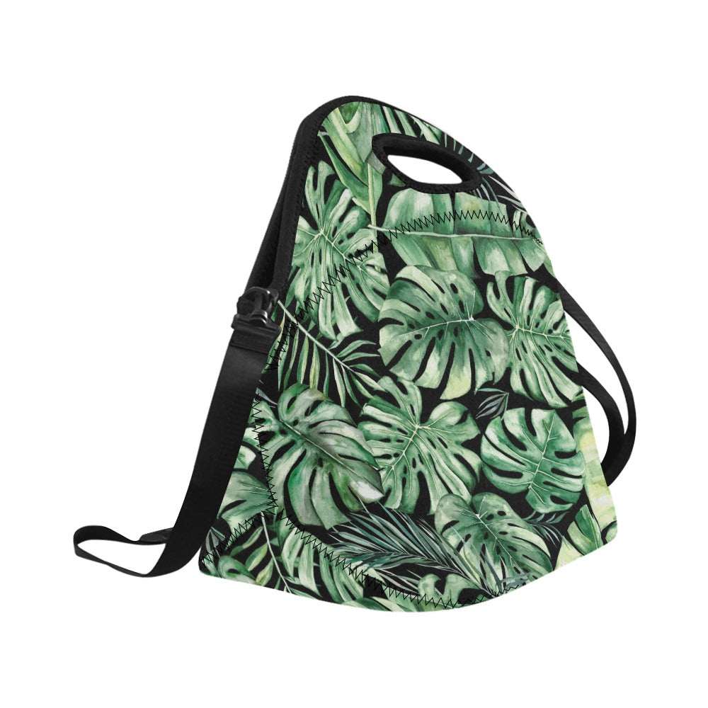 Jungle Leaves - Neoprene Lunch Bag/Large (Model 1669) Neoprene Lunch Bag Plants Printed Offshore