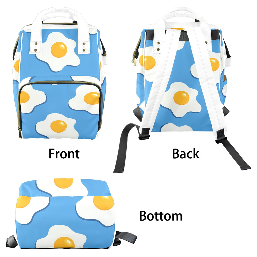 Fried Eggs - Multi-Function Backpack, Nappy / Diaper Bag