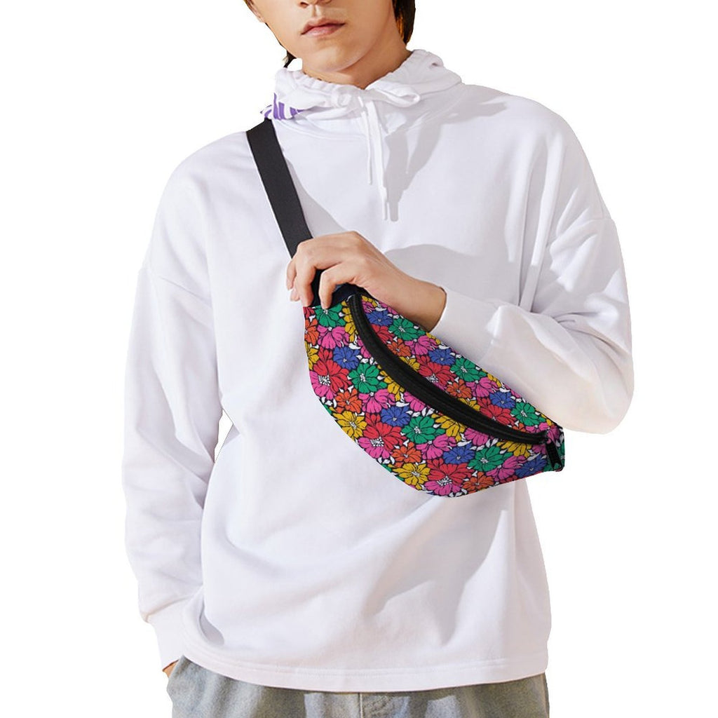 Bright And Bold Flowers - Bum Bag / Fanny Pack