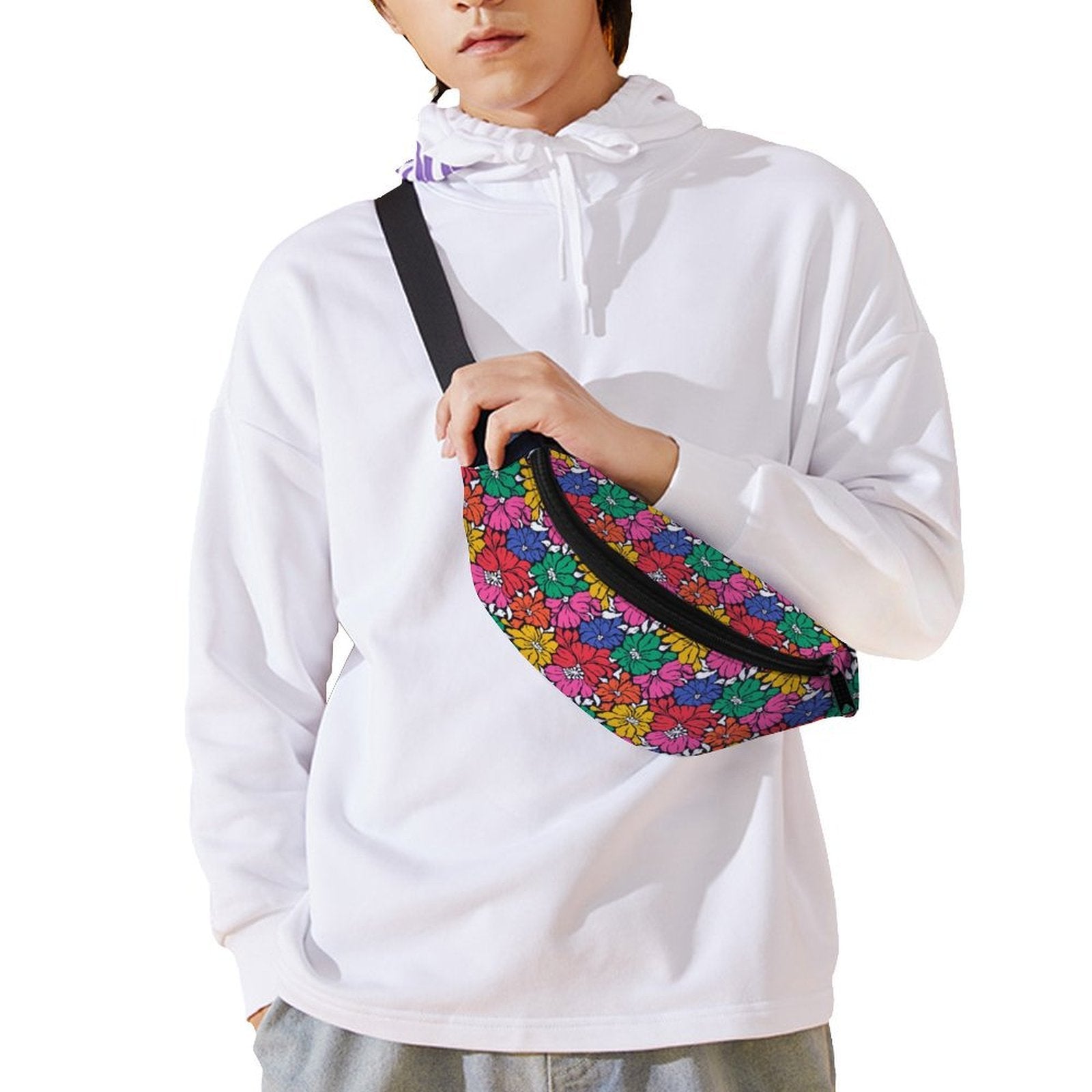 Bright And Bold Flowers - Bum Bag / Fanny Pack