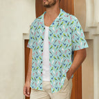 Australian Birds Men's Hawaiian Shirt (Model T87)