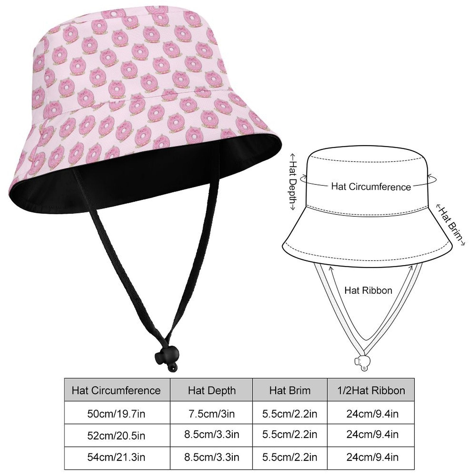Cat Doughnuts Kids' Bucket Hat