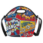 Comic Book - Neoprene Lunch Bag One Size Neoprene Lunch Bag Printed Offshore