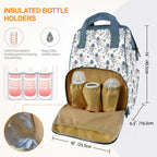 Astronauts And Rocket Ships Multi-Function Backpack, Nappy / Diaper Bag Multi-function Backpack, Nappy / Diaper Bag Printed Offshore Space