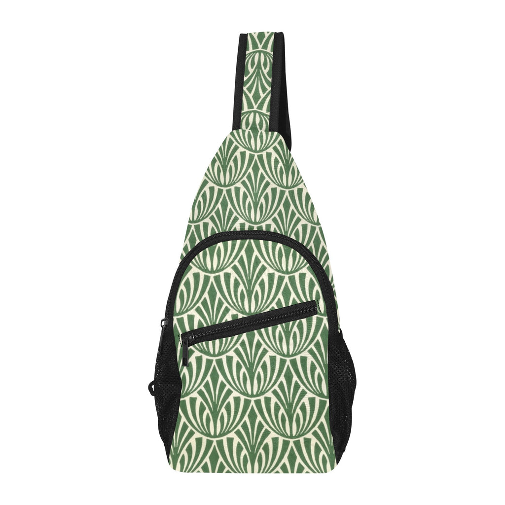 Green Pattern - Chest Bag
