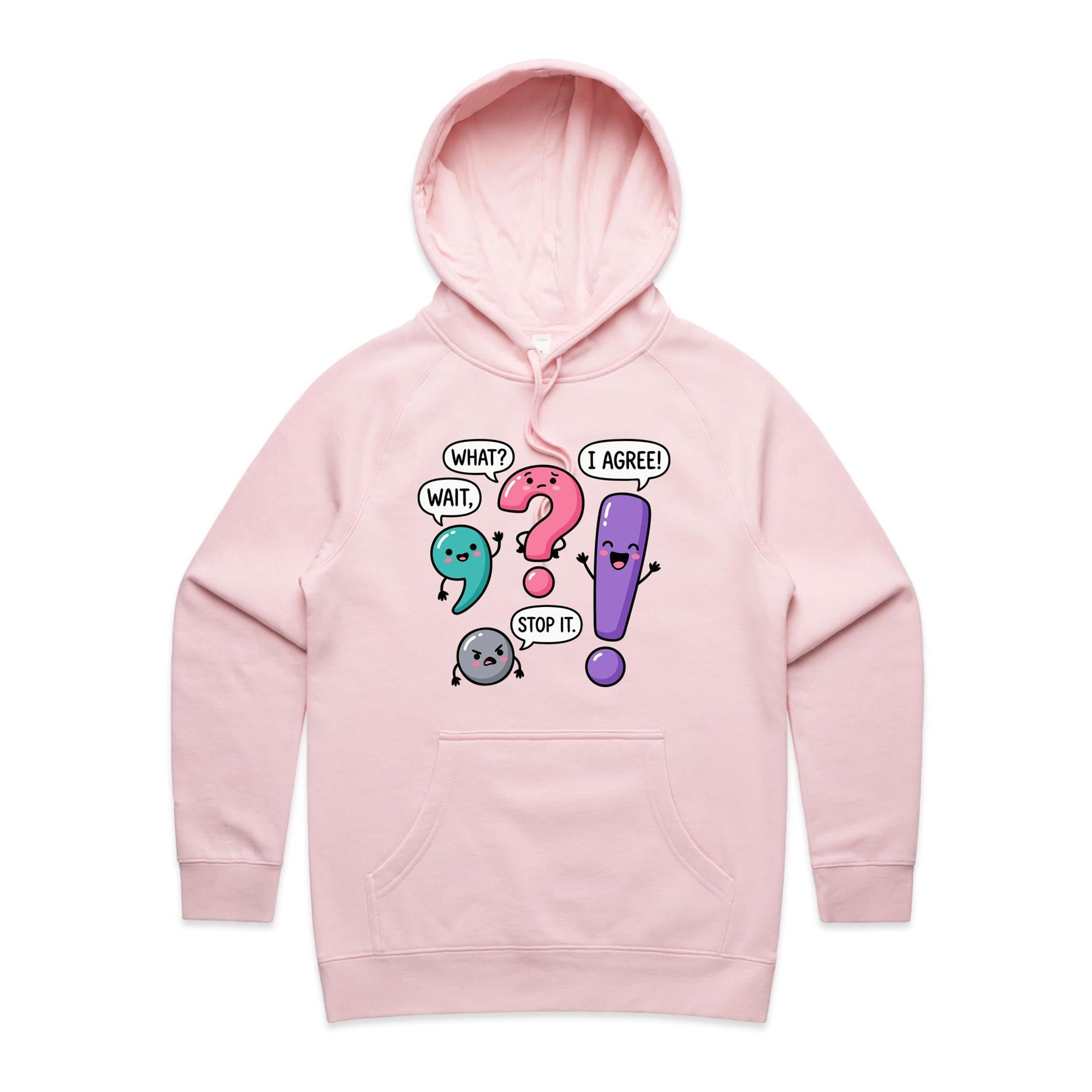 Funny Punctuation Women's AS Colour Hoodie