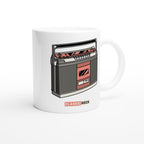 Classic Rock, Cassette Player - White 11oz Ceramic Mug White 11oz Mug Globally Fulfilled Music Retro