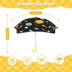 Busy Space Kids Safe Round Corner Umbrella Kids Safe Round Corner Umbrella Printed Offshore Space