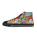 Happy Monsters - Men's High Top Canvas Shoes