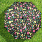 Bright Floral And Leaves Umbrella