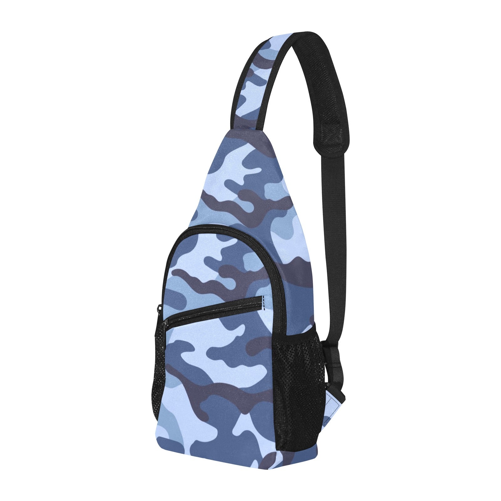 Blue Camouflage - Chest Bag