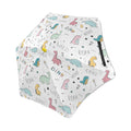 Quirky Dinosaurs Kids Safe Round Corner Umbrella