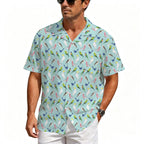 Australian Birds Men's Crinkle Hawaiian Shirt