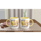 Personalised - You're The Butter To My Bread, Valentine - White 11oz Ceramic Mug with Colour Inside Personalised 11oz Mug