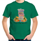 Travel Is Always A Good Idea - Kids Youth T-Shirt Kelly Green Kids Youth T-shirt Printed In Australia