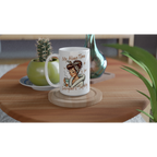 Personalised My Alone Time Is For Everyone's Safety White 15oz Ceramic Mug Personalised 15oz Mug Globally Fulfilled