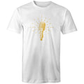 Retro Microphone Men's AS Colour T-Shirt White Mens T-shirt Music Printed In Australia Retro