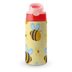 Busy Bees - Little Kids Water Bottle pink 350ml Little Kids Water Bottle Printed Offshore