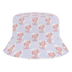 Axolotl Love Kids Bucket Hat white Kids Bucket Hat animal Printed Offshore