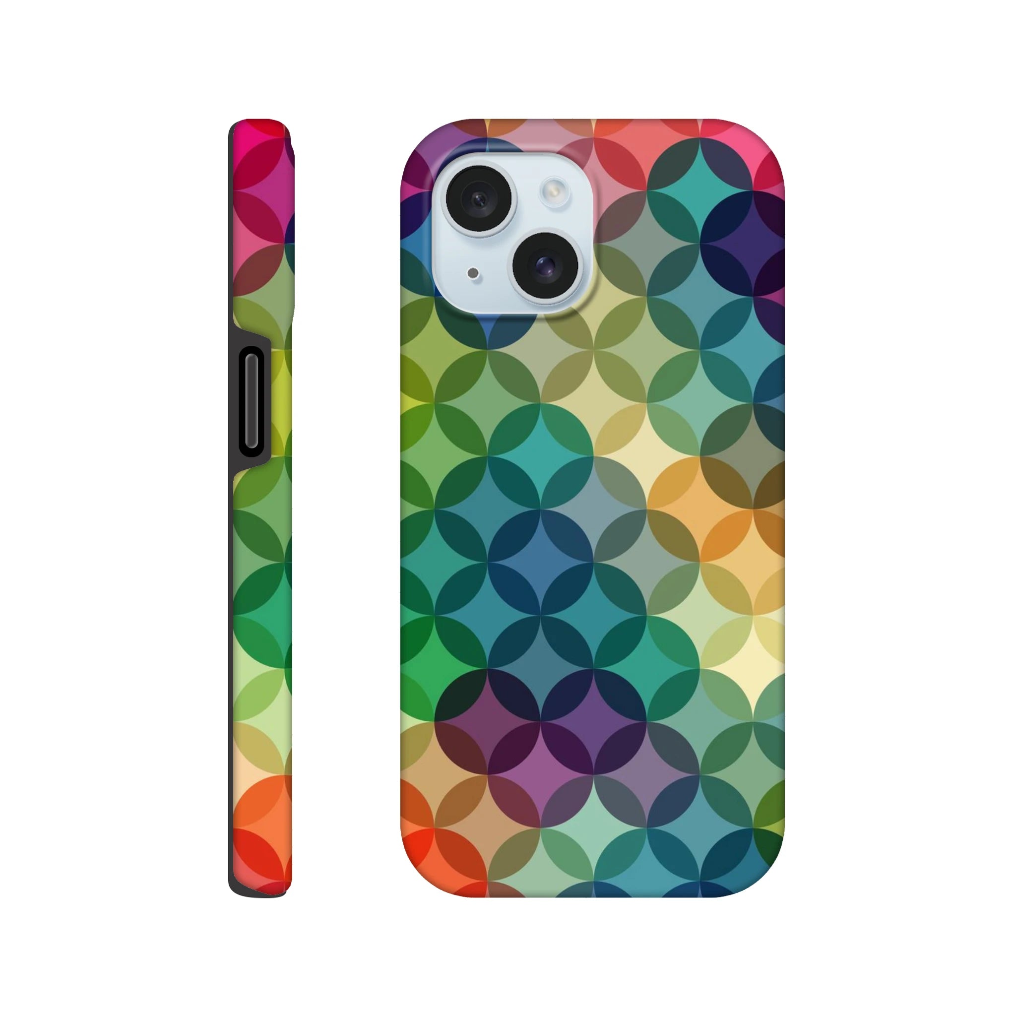 Circle Pattern - Apple iPhone Tough case iPhone 15 iPhone Tough Case Globally Fulfilled