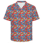 Comic Book Men's Crinkle Hawaiian Shirt