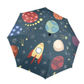 Rocket and Planets In Space Umbrella One Size Umbrella Printed Offshore Space