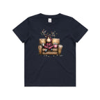 Reindeer, Christmas Movies Watching T-shirt - Kids T-shirt