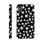 Black And White Crosses - Apple iPhone Tough case iPhone Tough Case Globally Fulfilled