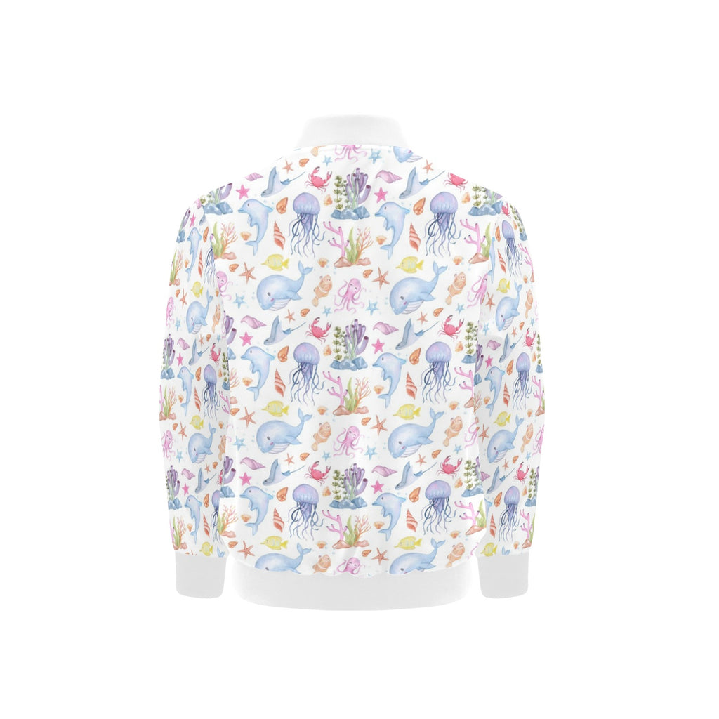 Under The Sea Kids Bomber Jacket