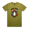 Good Vibes Only, Hippie Mushroom With Sunglasses - Mens T-shirt