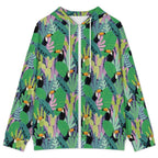 Bright Toucans Women's Full-Zip Hoodie