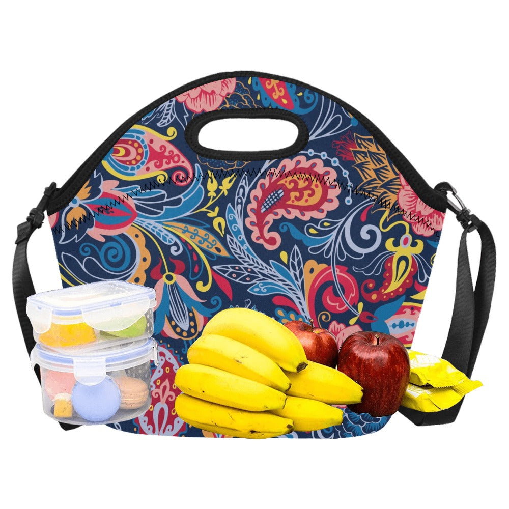 Paisley - Neoprene Lunch Bag Neoprene Lunch Bag Printed Offshore