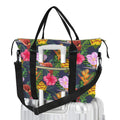 Tropical Floral Duffle Bag-Simple (Model 1715) One Size Duffle Bag-Simple (1715)