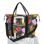 Tropical Floral Duffle Bag-Simple (Model 1715) One Size Duffle Bag-Simple (1715)