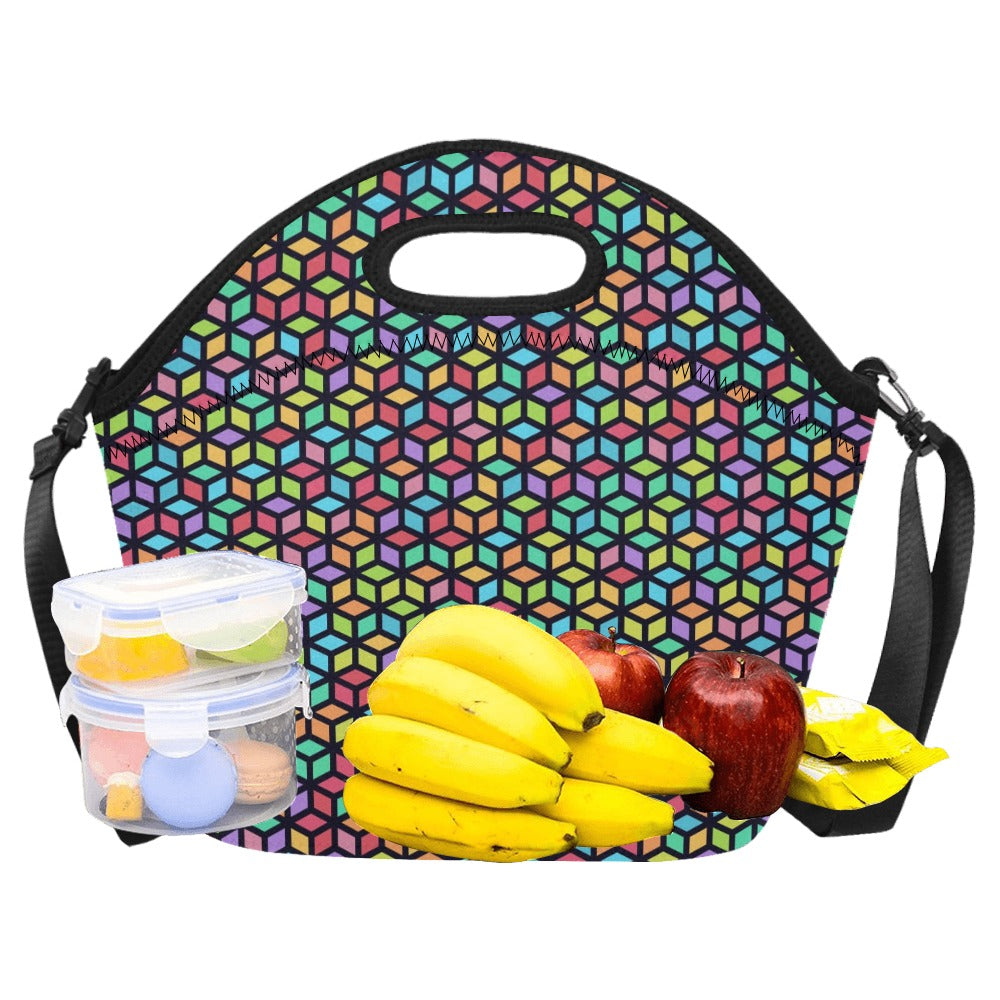 Tesselate - Neoprene Lunch Bag Neoprene Lunch Bag Printed Offshore