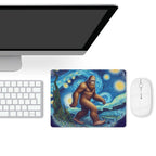 Big Foot Starry Night Leather Mouse Pad Leather Mouse Pad Printed Offshore Sci Fi