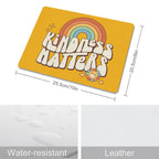 Kindness Matters Leather Mouse Pad Leather Mouse Pad Kindness Printed Offshore
